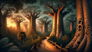 The Mysterious Baobab Grove