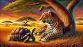 La Historia del Leopardo y la Tortuga