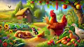 La pequeña gallinita roja