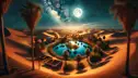 El Oasis Bañado por la Luna