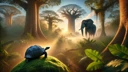 L'Éléphant et la Tortue : une conte d'humilité camerounais