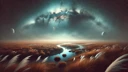 El Río Plateado: Una Divisoria Celestial de Amor en Argentina